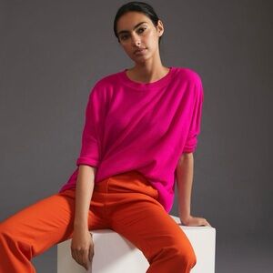 Anthropologie Boat-Neck Wool Sweater